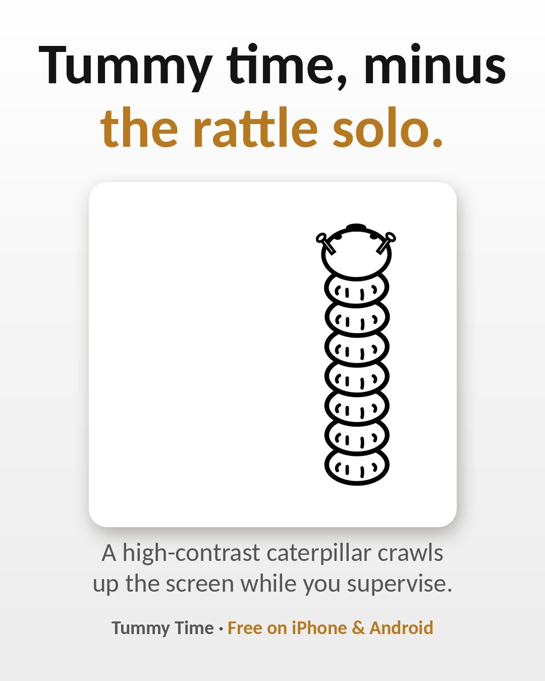 The rattle solo. Every parent has performed it.